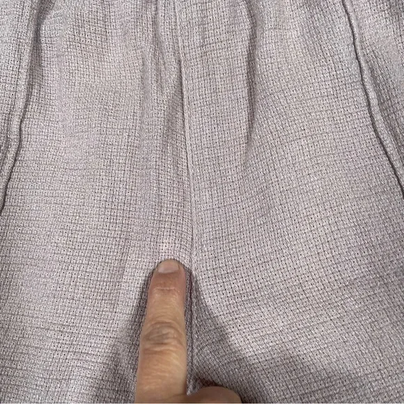 Madewell Breezewoven Pull-On High-Rise Straight Pants linen blend Size M - Picture 3 of 7